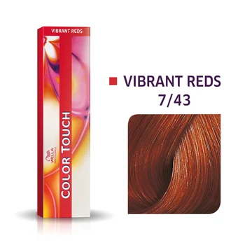 Wella Professionals Color Touch 7/43 Medium Red Gold Blonde