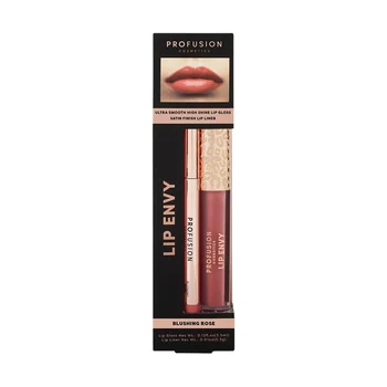 Profusion Cosmetics Lip Envy Blushing Rose set