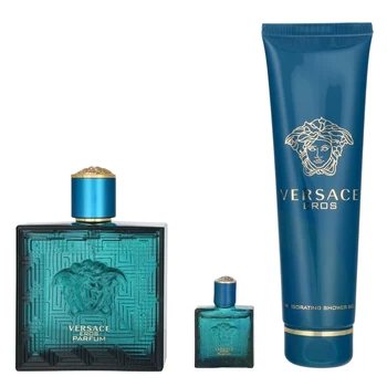 Versace Eros set (Eau De Toilette, 100 ml) (5 ml, Shower Gel)