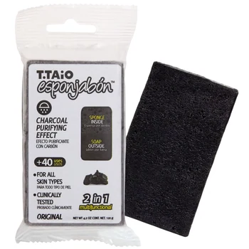 Esponjabon Soap & Sponge 2-In-1 Charcoal Purifying