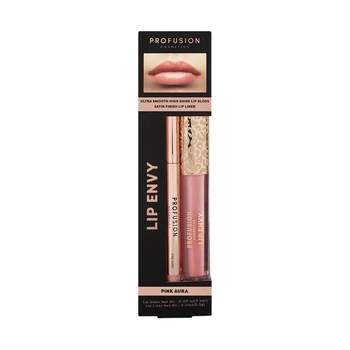 Profusion Cosmetics Lip Envy Pink Aura set