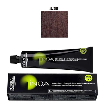 L´Oréal Professionnel Inoa 4.35 Golden Mahogany Brown