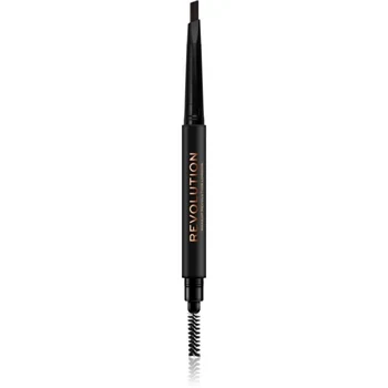 Makeup Revolution Duo Brow Definer Dark Brown