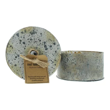 Bali Mantra Victorian Tin Round Peach Grapefruit
