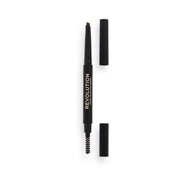Makeup Revolution Duo Brow Definer Medium Brown