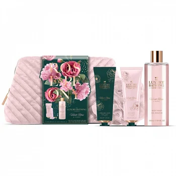 The Luxury Bathing Company Velvet Rose & Peony set