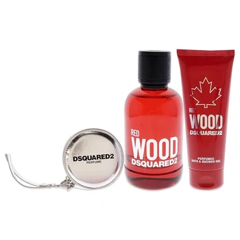 Dsquared2 Red Wood set (100 ml, Shower Gel & Shampoo 2-In-1)