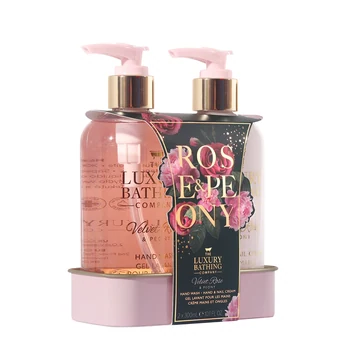The Luxury Bathing Company Velvet Rose & Peony set