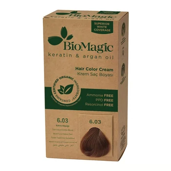 Biomagic Permanent Hair Dye 6.03 – Tester