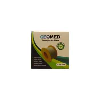 Geomed Leukoplast svileni 2,5 cm x 5 m