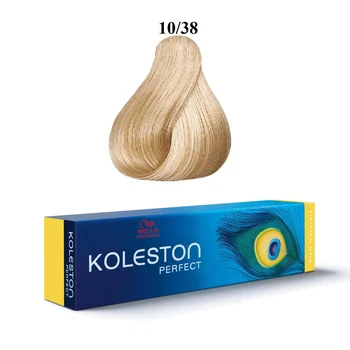 Wella Professionals Koleston Perfect 10/38 Bright Light Blonde Golden Blue