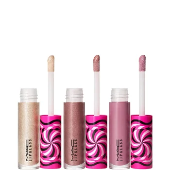 MAC Tiny Tricks Mini Lipglass Trio - Cool set