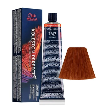 Wella Professionals Koleston Perfect Me+ 7/47 Medium Blonde Red Brown