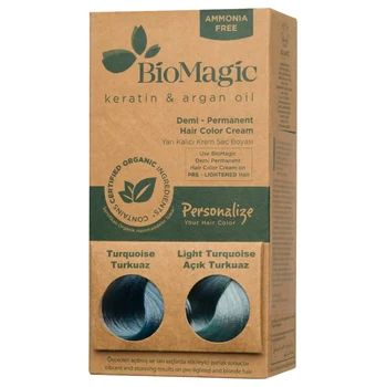 Biomagic Demi-Permanent Hair Dye Turquoise – Tester