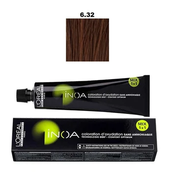 L´Oréal Professionnel Inoa 6.32 Dark Golden Iridescent Blonde