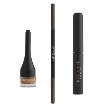 Profusion Cosmetics Ultimate Brow Sculpt set (Dark Brown)