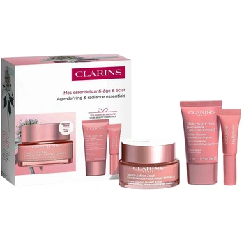 Clarins Multi Active + Lip-Perfector set