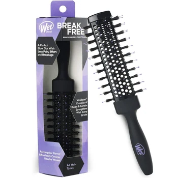 Wet Brush Break Free Rectangular Beach Waves & Tight Curls