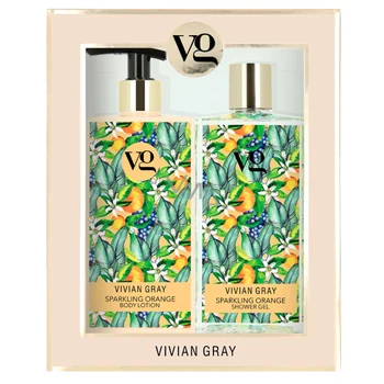 Vivian Gray Sparkling Orange set (Cleansing & Hydrating, Shower Gel)