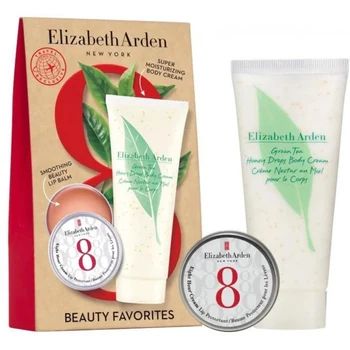 Elizabeth Arden Eight Hour Cream Lip Tin + Green Tea - Honey Drops set