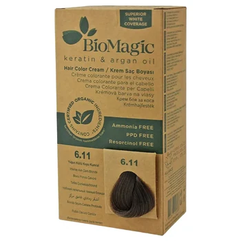 Biomagic Permanent Hair Dye 6.11 – Tester