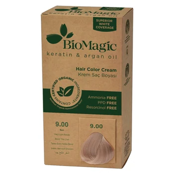 Biomagic Permanent Hair Dye 9/00 9 Very Light Blonde – Tester