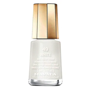 Mavala Nail Polish 49 White – Miniatur