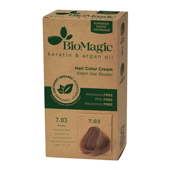 Biomagic Permanent Hair Dye 7.03 – Tester