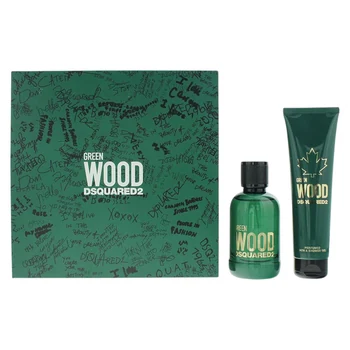 Dsquared2 Green Wood set (Shower Gel, All Skin Types)