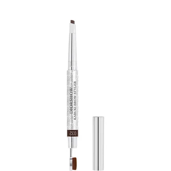 Dior Diorshow Brow Styler 032 Dark Brown Waterproof Eyebrow Cream Pencil & Brush 2-In-1