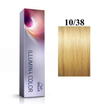 Wella Professionals Illumina Color 10/38 Bright Light Blonde Golden Blue