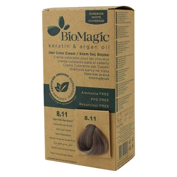 Biomagic Permanent Hair Dye 8.11 – Tester