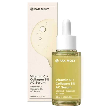 PaxMoly Ac Serum Vitamin C + Collagen 5% Hydrating & Brightening