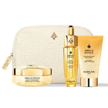 Guerlain Abeille Royale set (Replumping, Oil) (15 ml, Cleansing Foam)