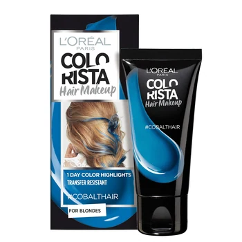 L´Oréal Paris Colorista Hair Makeup #COBALTHAIR