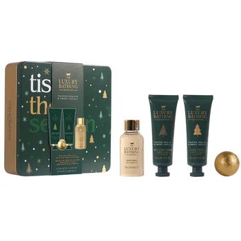 The Luxury Bathing Company Toasted Praline & Sweet Vanilla set