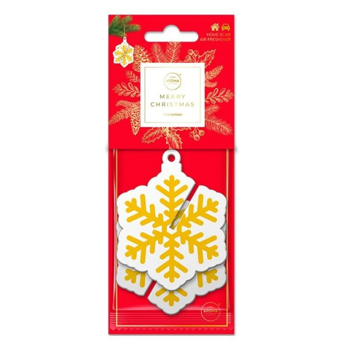 Aroma Car Xmas 3D Snowflake