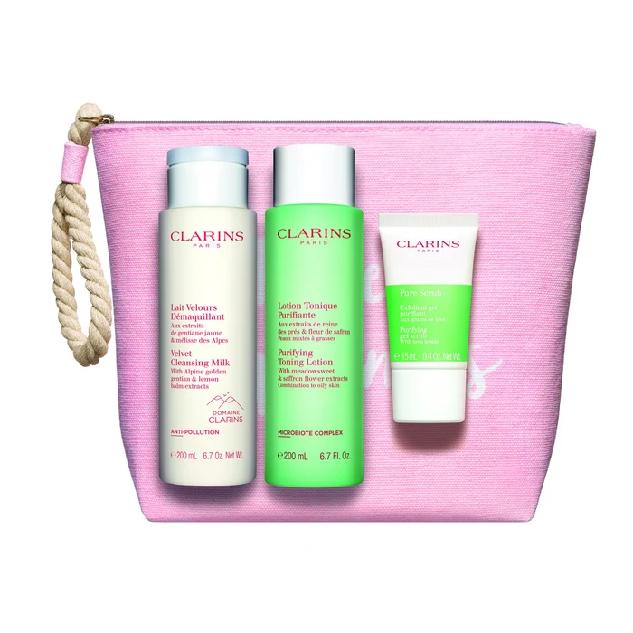 Clarins Pure + Velourse … set