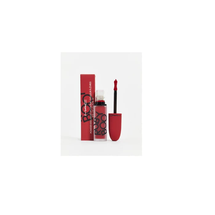 MAC Powder Kiss Ruby Boo Red