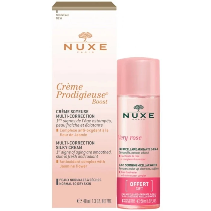 Nuxe Creme Prodigieuse Boost + Very Rose set