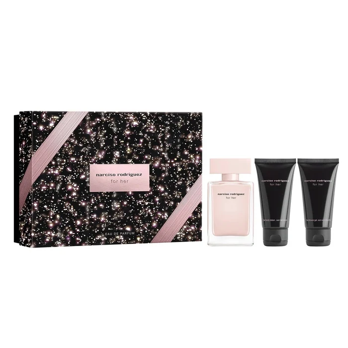 Narciso Rodriguez For Her set (Eau De Parfum, Cleansing)
