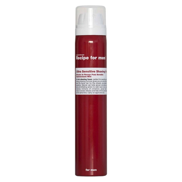 Recipe For Men Ultra Sensitive Shaving Foam