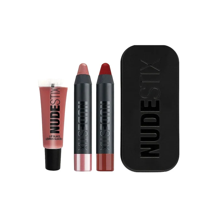 Nudestix Red Hot Lips Mini Kit Royal set