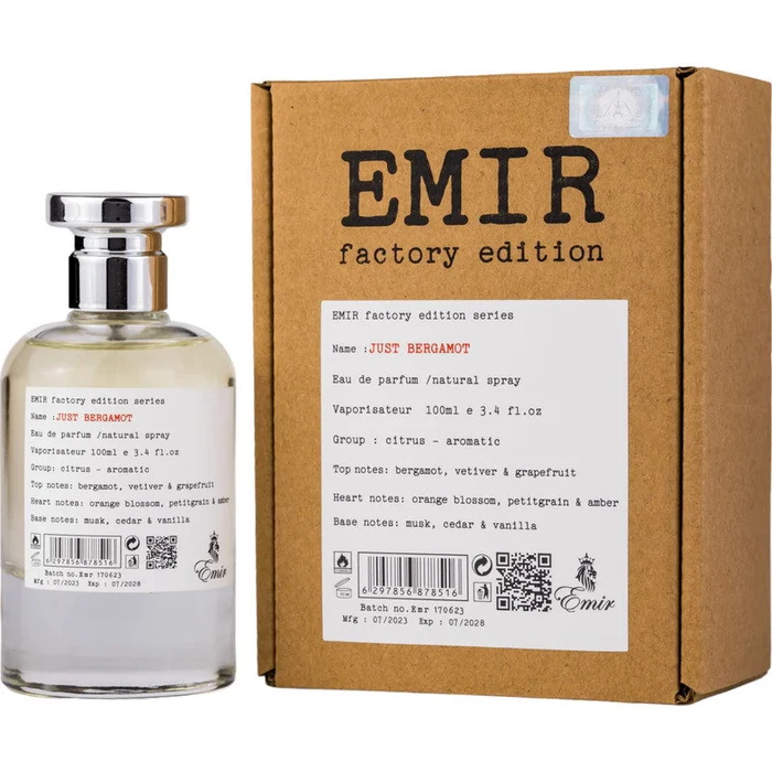 Emir Just Bergamot Factory Edition