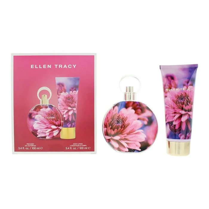 Ellen Tracy Dream Florals Pink Daisy set