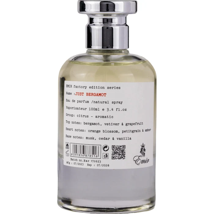 Emir Just Bergamot Factory Edition