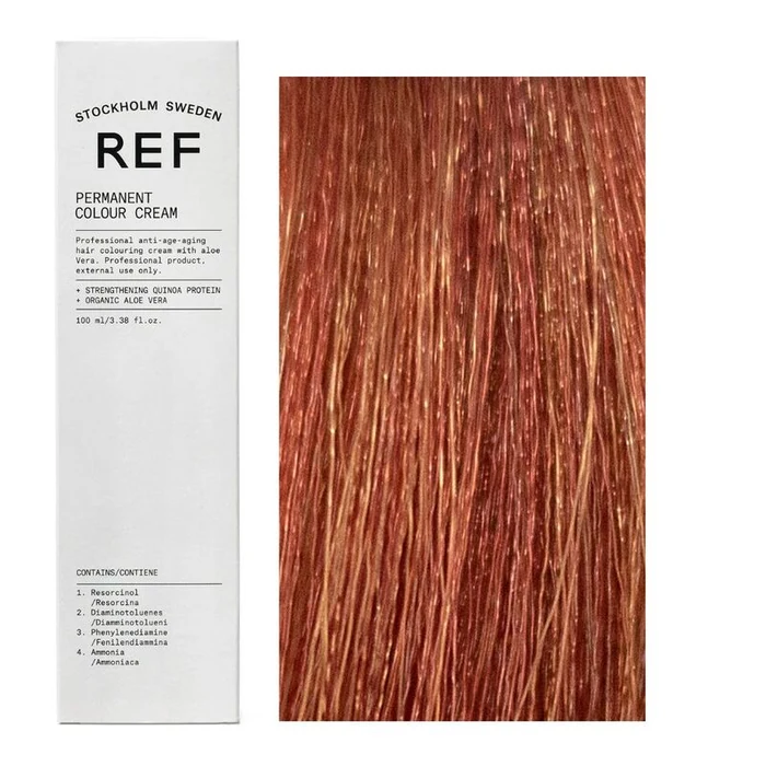 REF Permanent Colour 7.44 Intense Copper Blonde