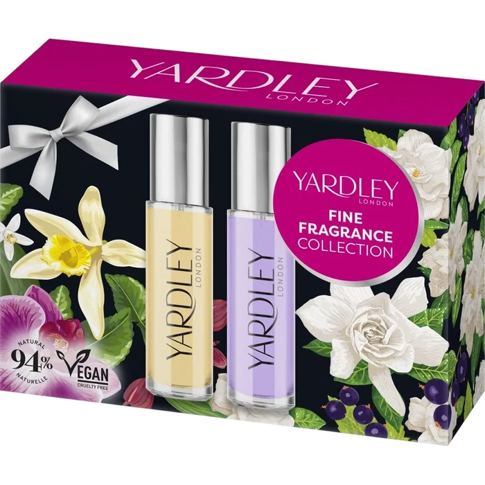 Yardley Gardenia & Cassis + Orchid & Vanilla set
