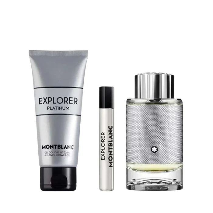 Mont Blanc Explorer Platinum set (100 ml, Cleansing)