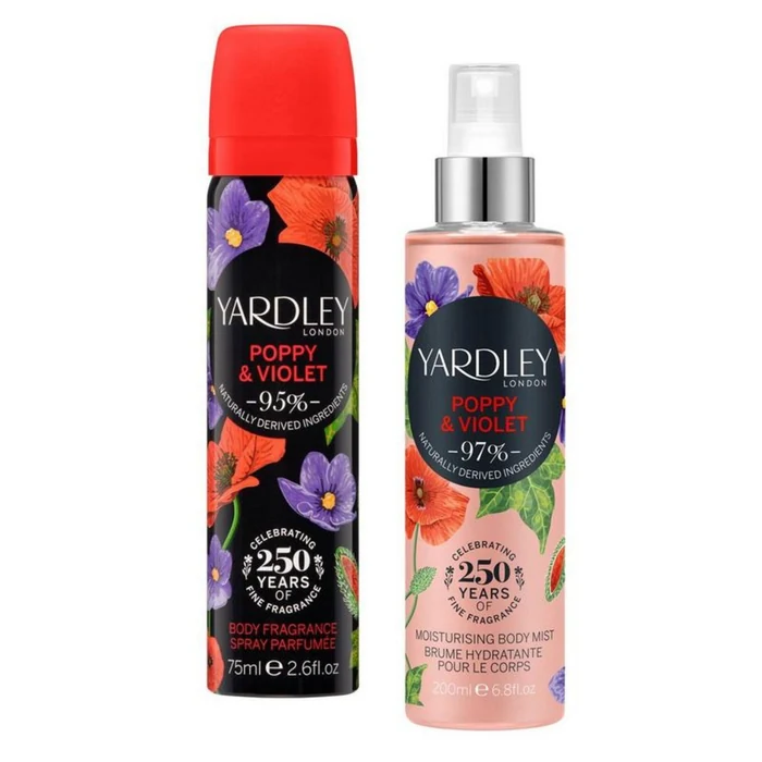 Yardley Poppy and Violet